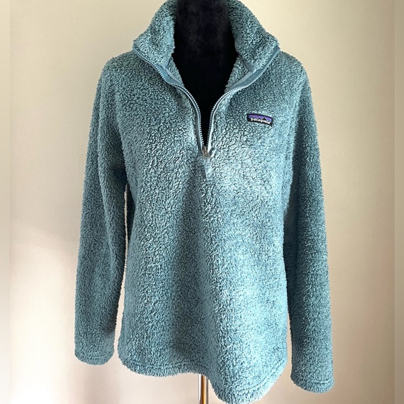 Patagonia Los Gatos Quarter-Zip Fleece Pullover sz L - Picture 3 of 12